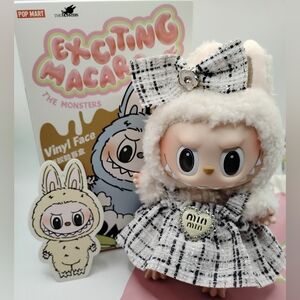 POP MART Exciting Macaron Confirmed "Soymilk" Comes With Outfit BRAND NEW